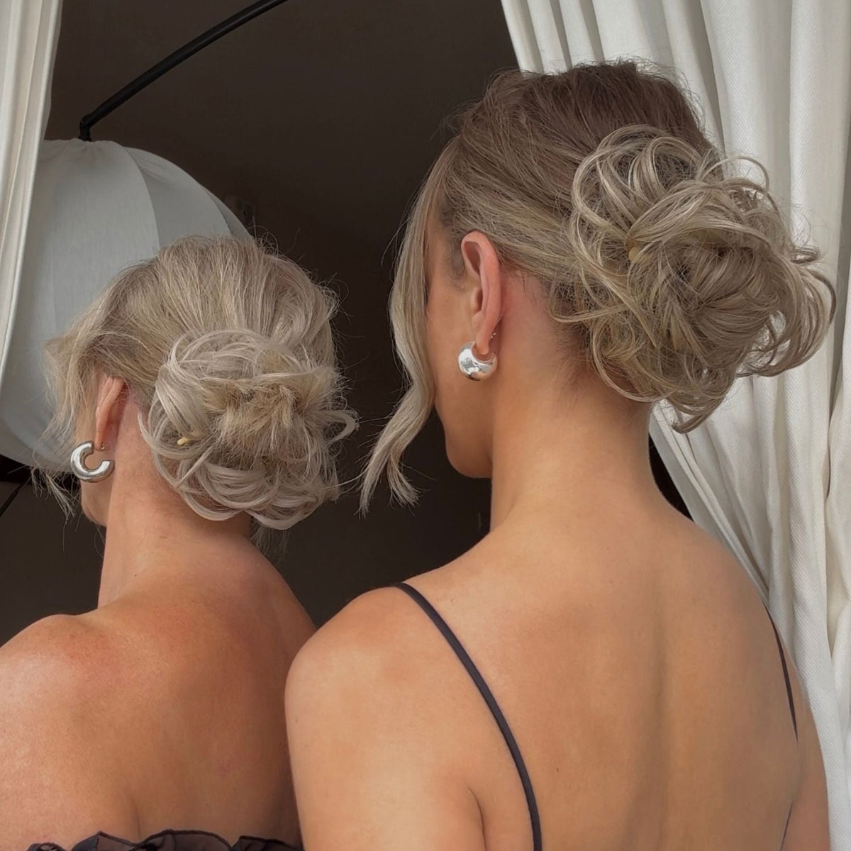 Blonde Hair Buns