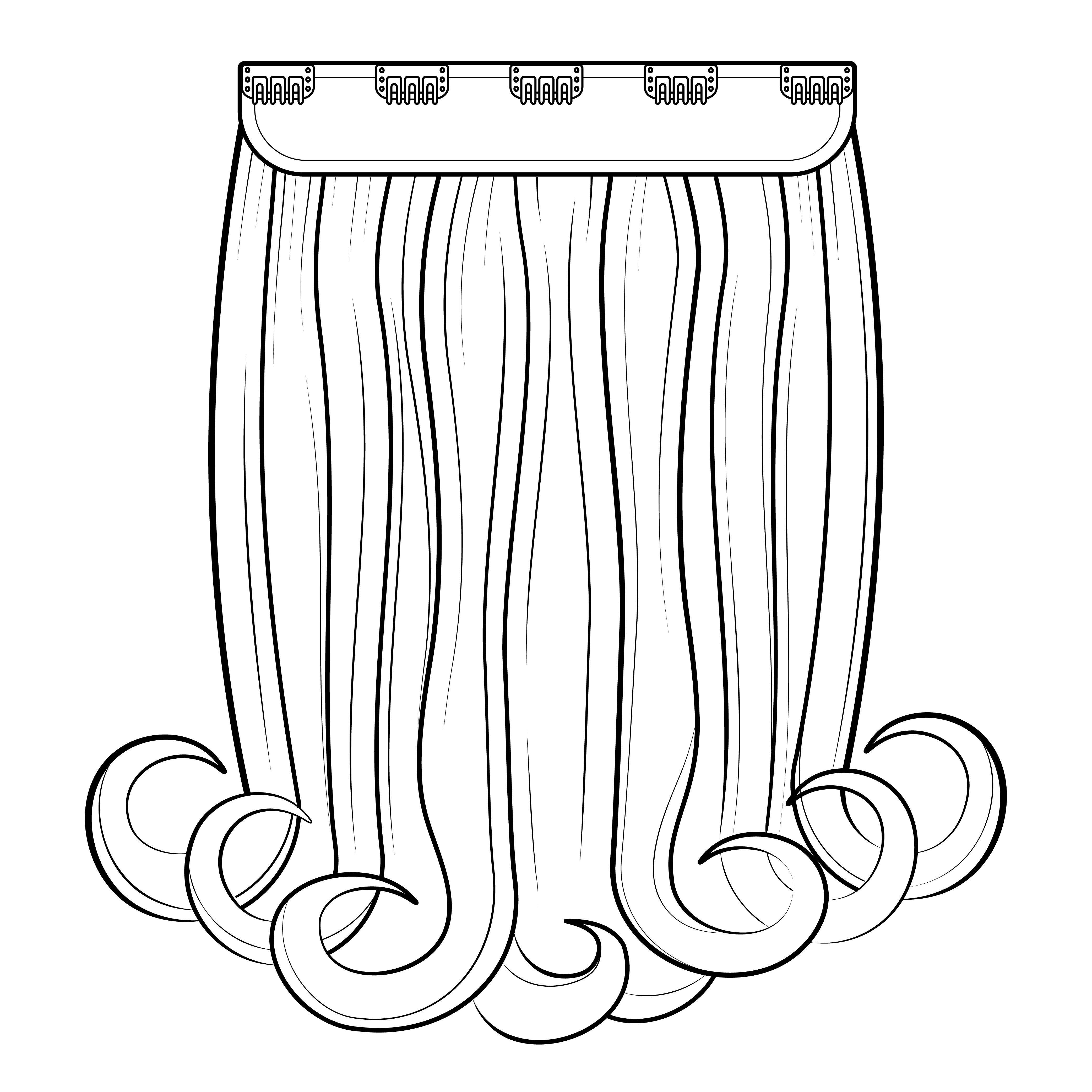 Flicky One Piece Clip-In Extensions