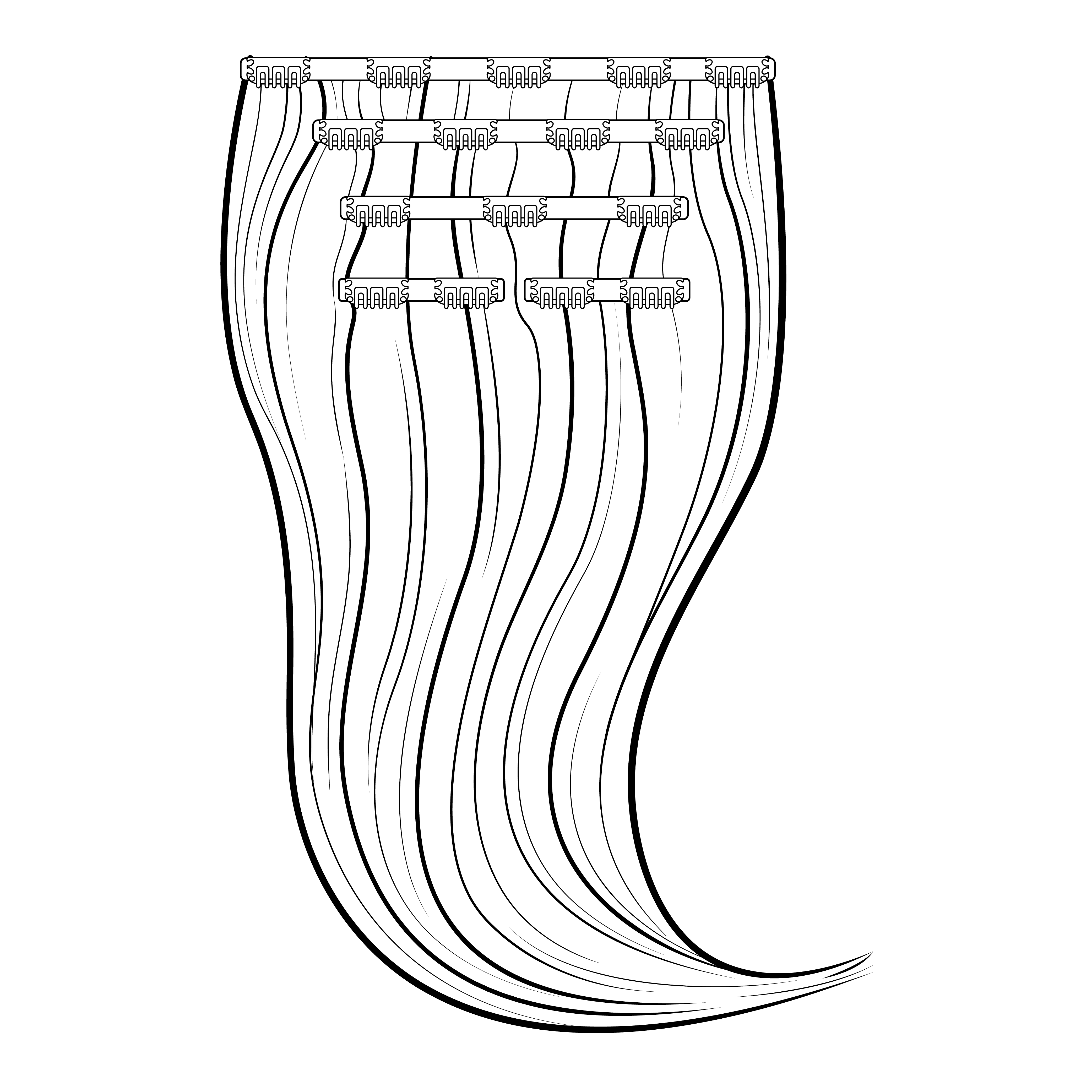 Seamless Clip-In Human Hair Extensions