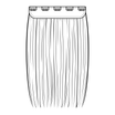 Straight One Piece Clip-in Extensions