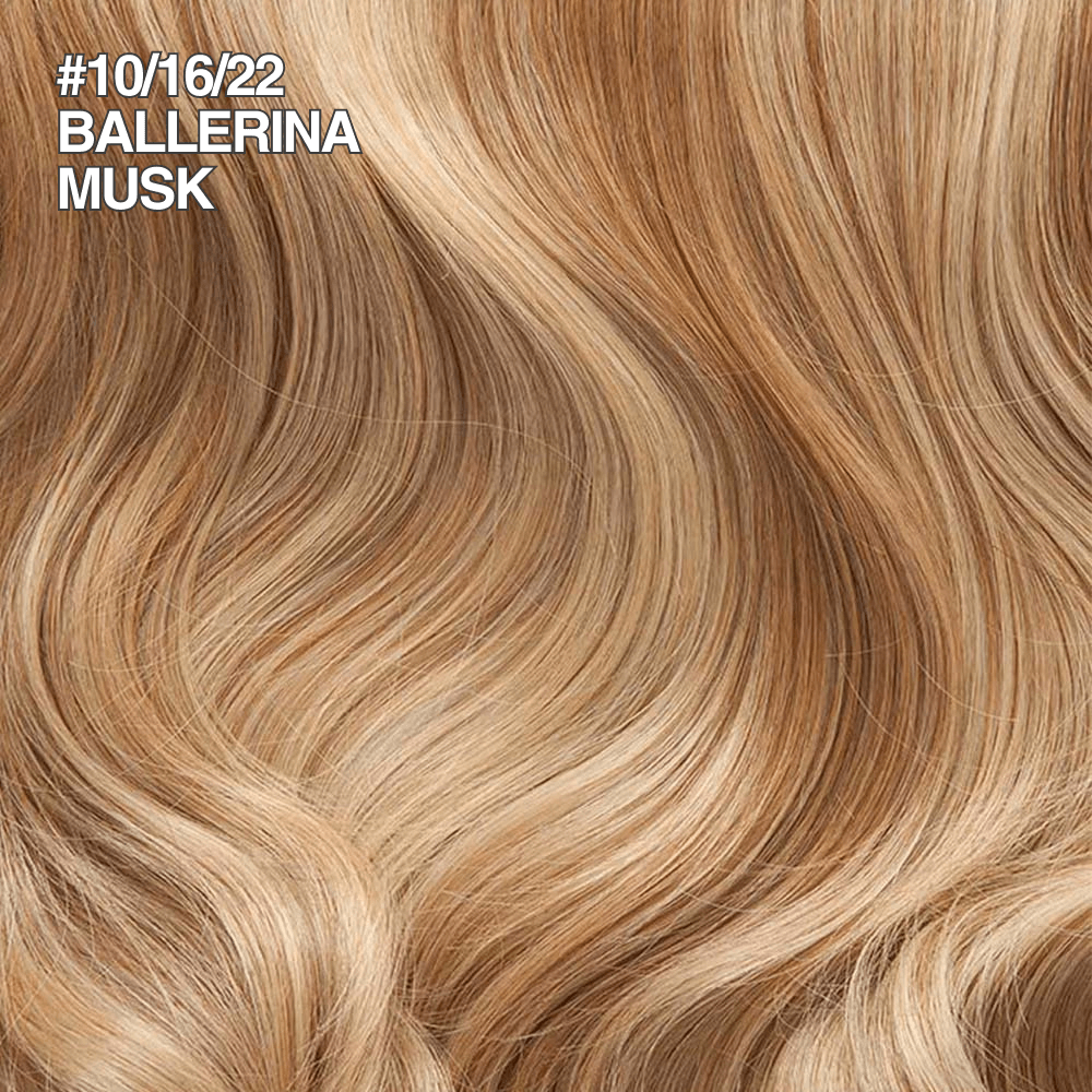 Stranded Bounce Wrap Ponytail - Colour #10/16/22 Ballerina Musk