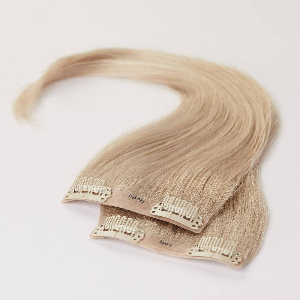 12 Inch Human Hairline Fillers for thin hair in ash blonde colour