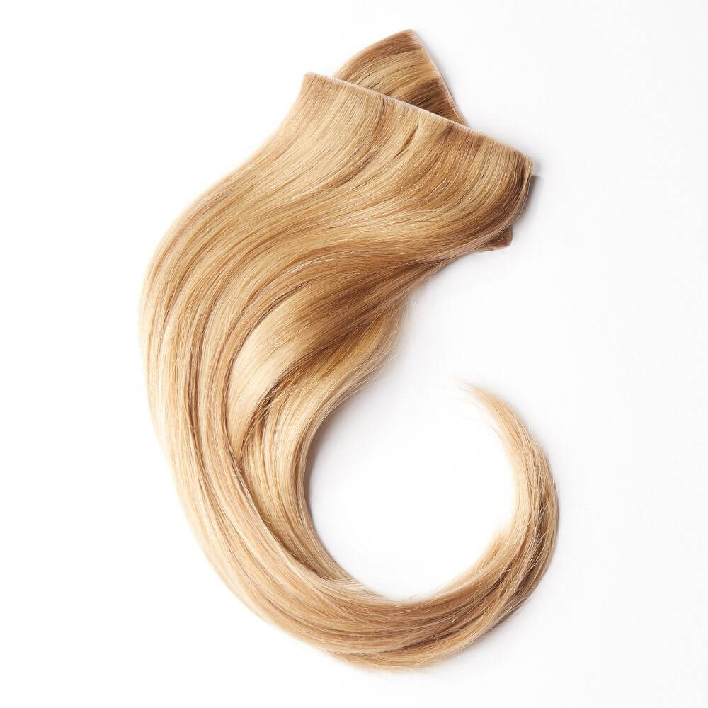 12 Inch Human Hairline Fillers - two lightweight sections for temples in vanilla blonde colour