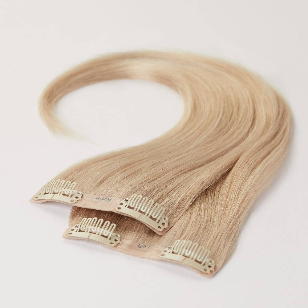 12 Inch Human Hairline Fillers for thin hair in ash blonde colour