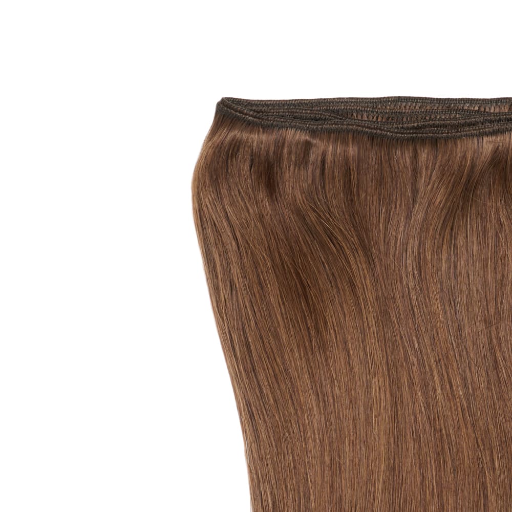 14 Inch Weft Track hair extensions in medium brown colour