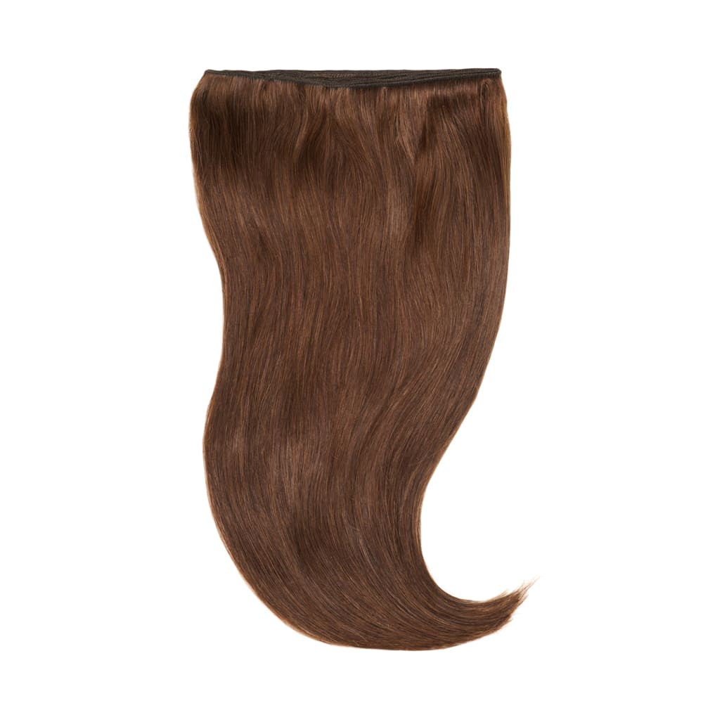 14 Inch Weft 95 gram hair extensions in chocolate brown colour