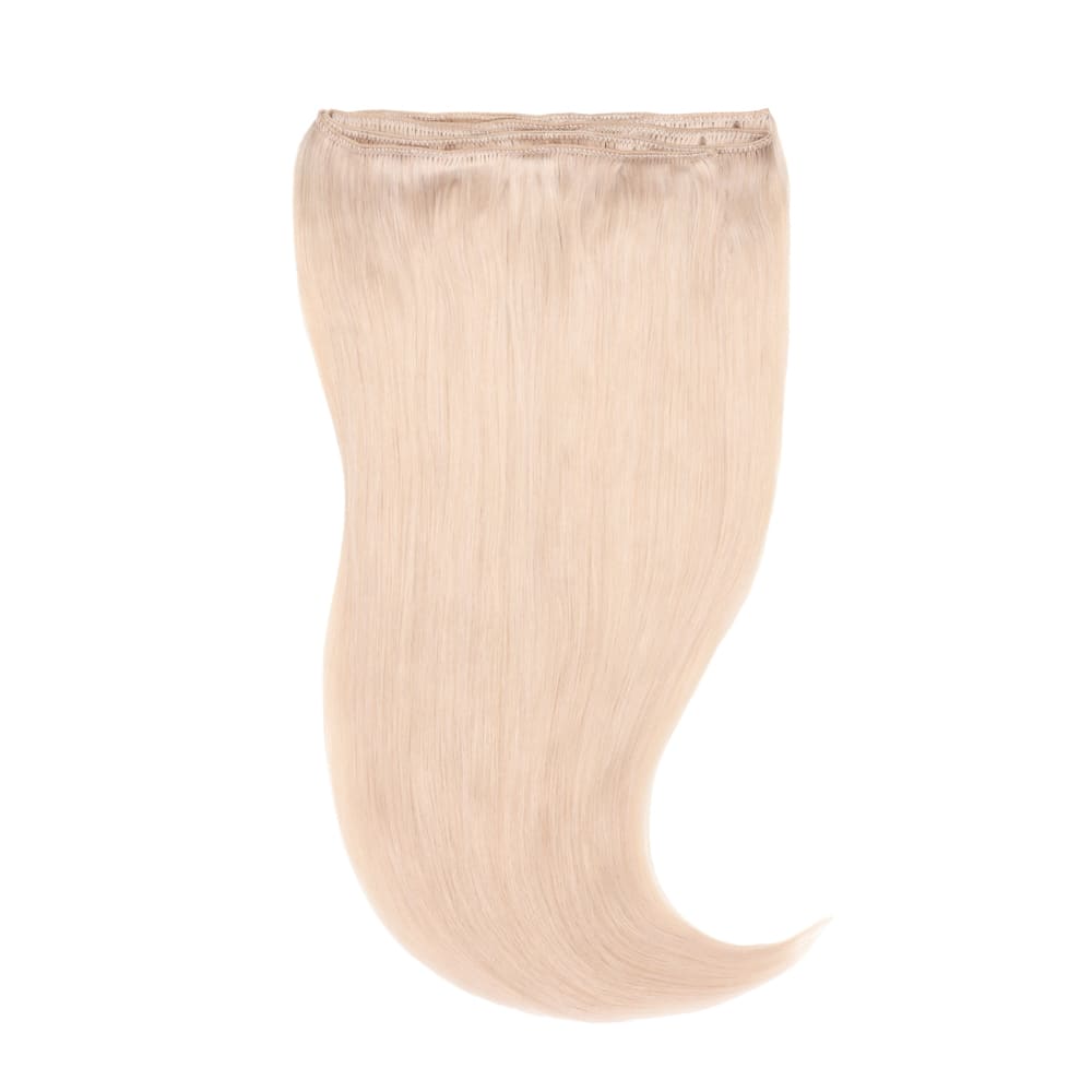 14 Inch Weft 95 gram hair extensions in swedish blonde colour