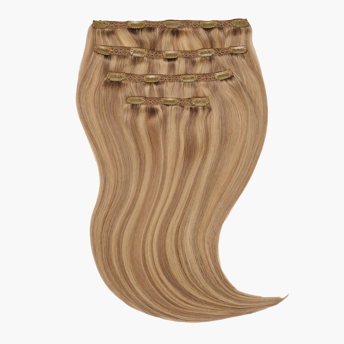 Stranded 16" Lace Clip-in Human Hair Extension (140g) in Pansy (#10/12)