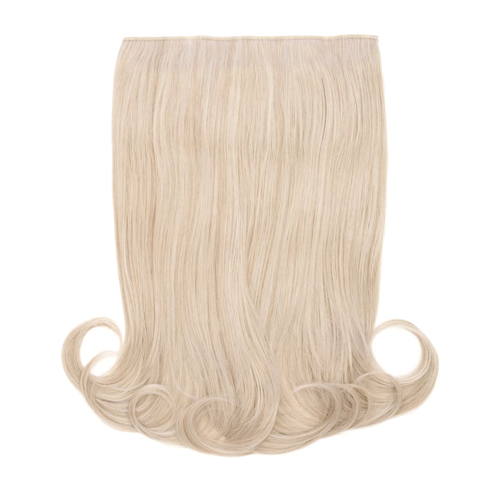 Stranded 16 Inch One Piece Flicky Clip-in Hair Extension - Colour Grey