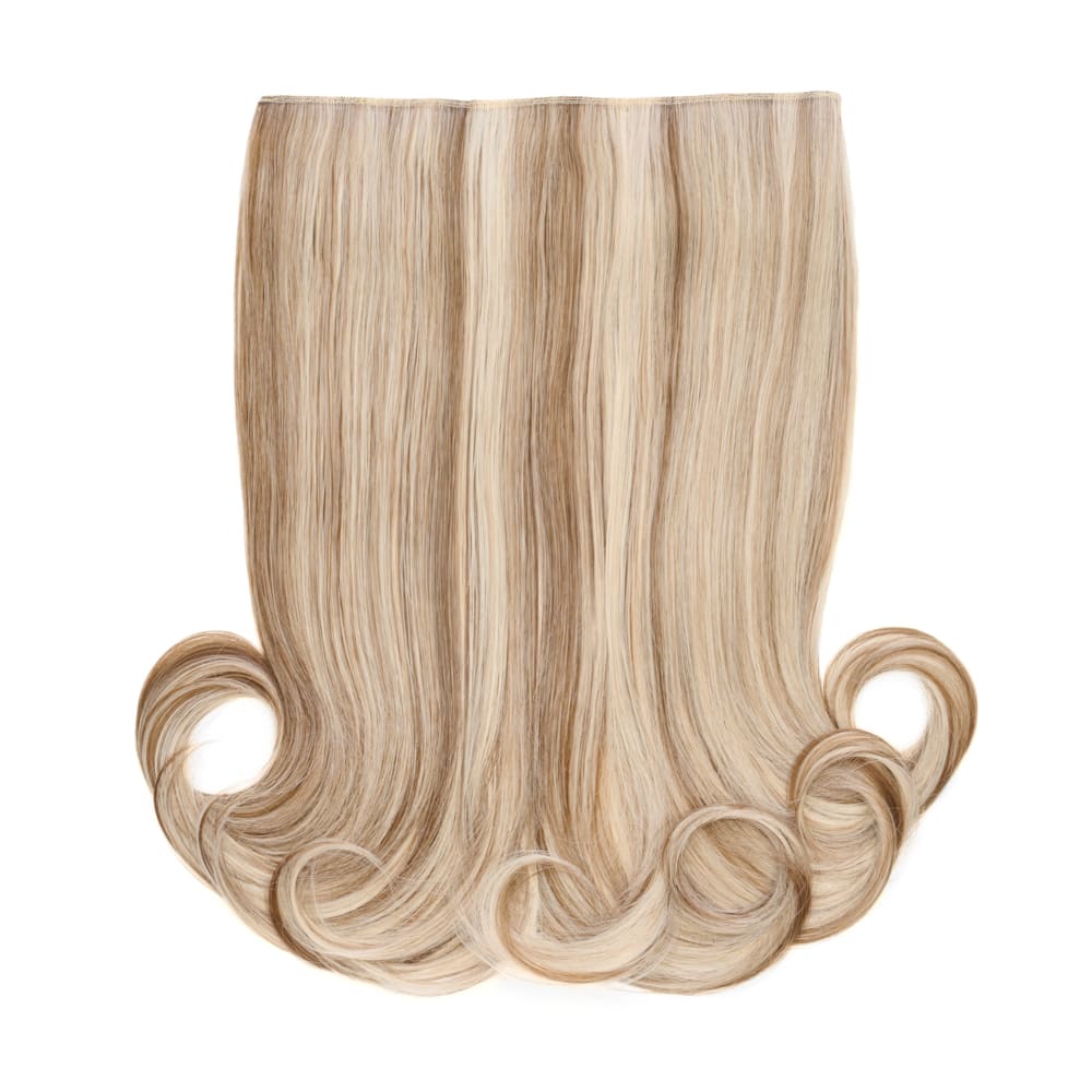 Stranded 16 Inch One Piece Flicky Clip-in Hair Extension - Colour Silver Blonde