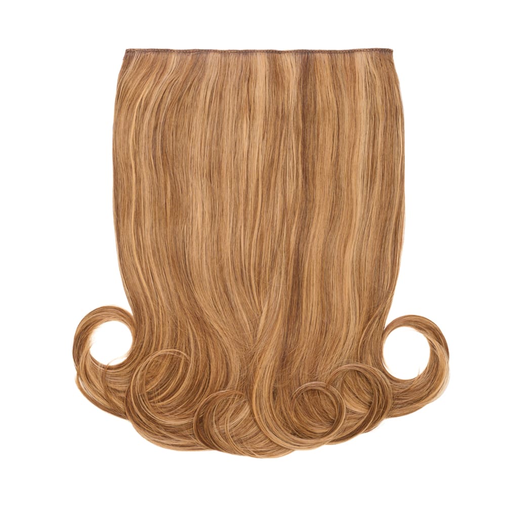 Stranded 16 Inch One Piece Flicky Clip-in Hair Extension - Colour Honey Blonde