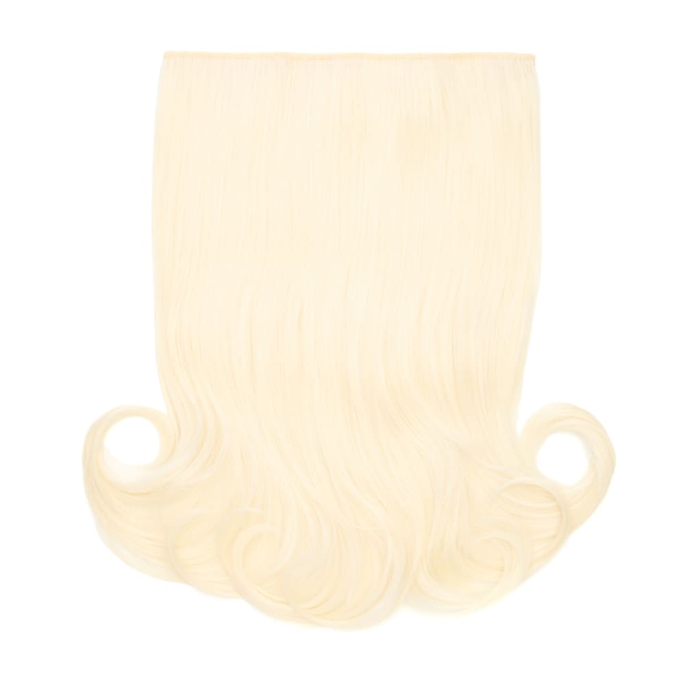Stranded 16 Inch One Piece Flicky Clip-in Hair Extension - Colour Platinum Blonde