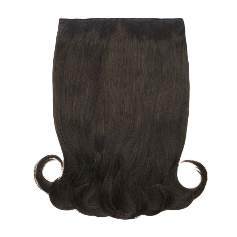 Stranded 16 Inch One Piece Flicky Clip-in Hair Extension - Colour Off Black