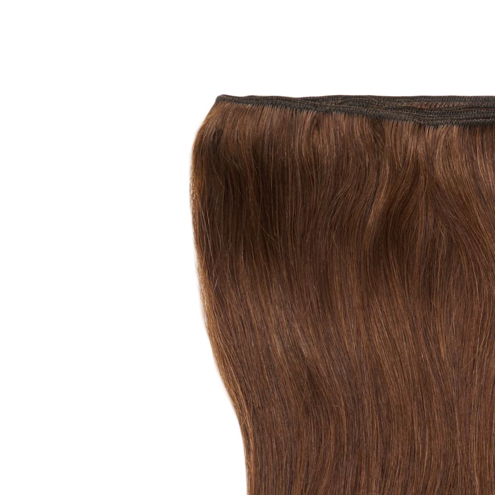 18 Inch Weft Track hair extensions in chocolate brown colour