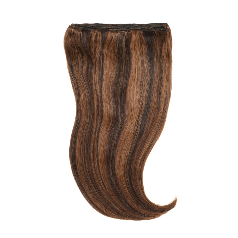 18 Inch Weft 105 gram hair extensions in brown and blonde colour