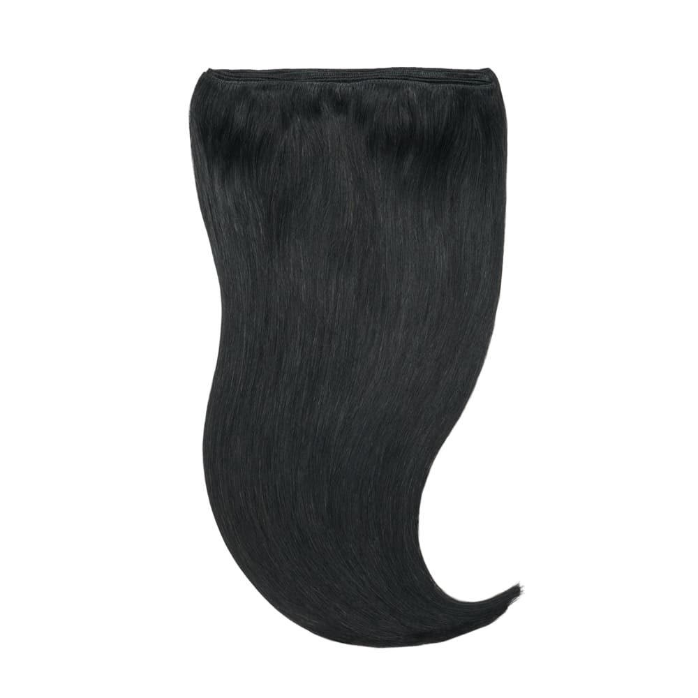 18 Inch Weft 105 gram hair extensions in jet black colour