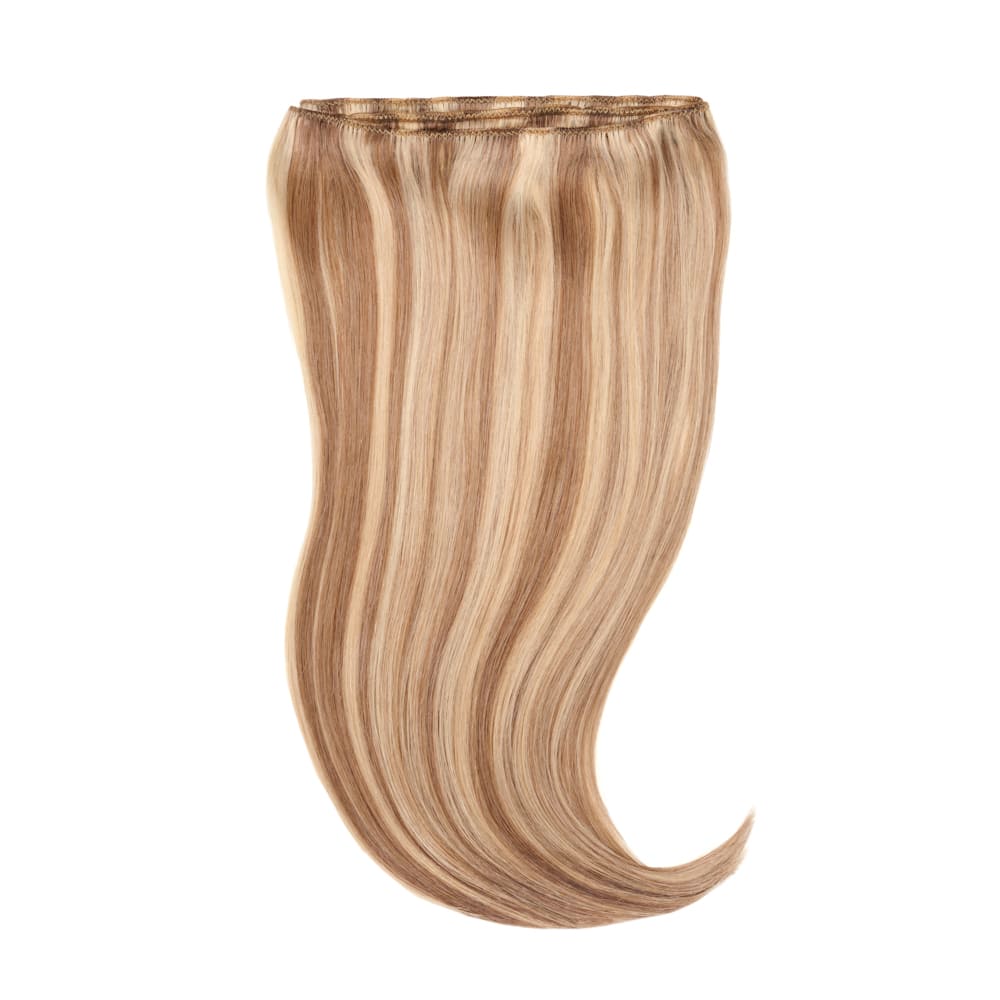 18 Inch Weft 105 gram hair extensions in highlighted blonde colour