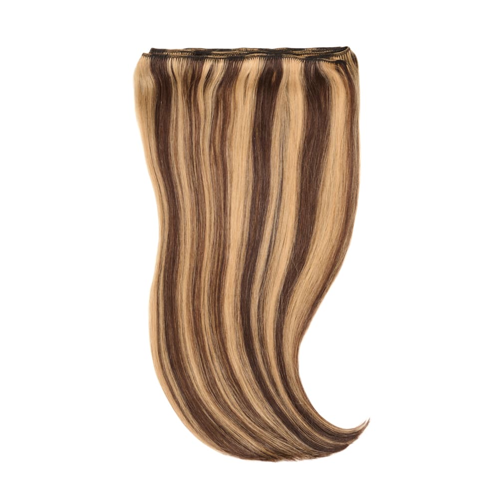 18 Inch Weft 105 gram hair extensions in caramel colour