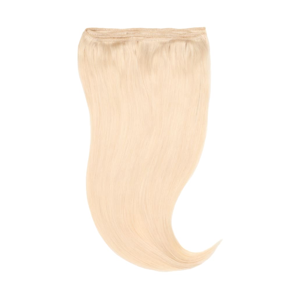 18 Inch Weft 105 gram hair extensions in swedish blonde colour