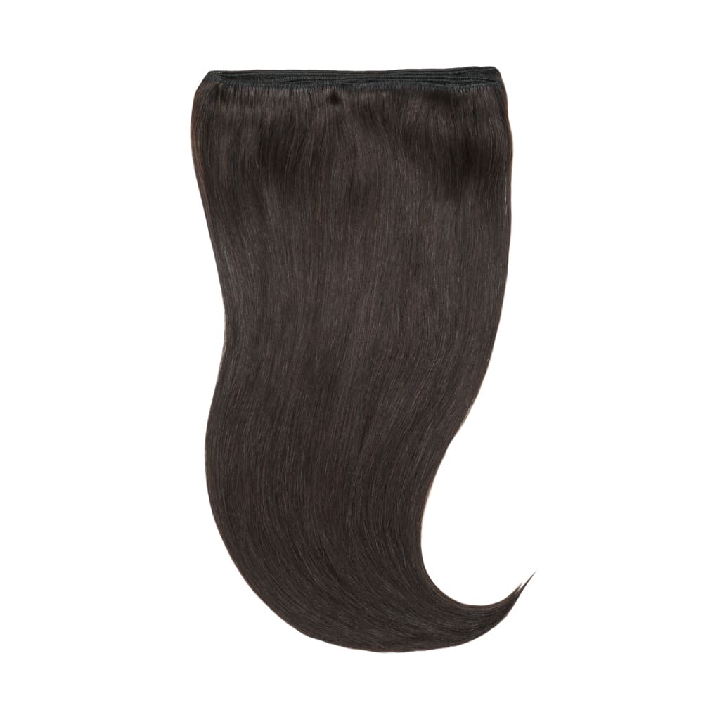18 Inch Weft 105 gram hair extensions in off black colour