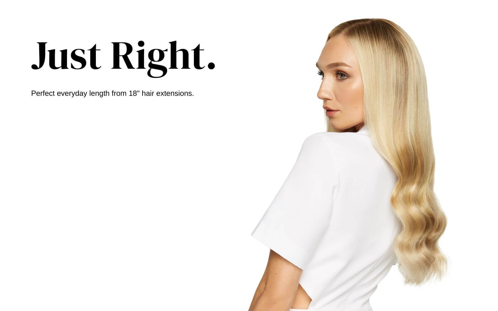 18 Inch Hair Extensions Available in 30 different colours at Stranded Hair Extensions