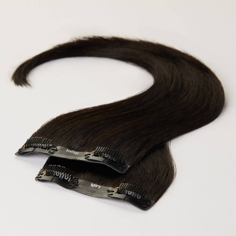 12 Inch Human Hairline Fillers for thin hair in off black colour