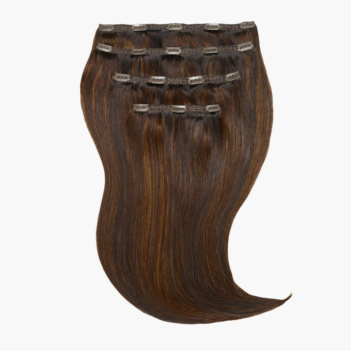 Stranded 20" Lace Clip-in Human Hair Extension (170g) in Azalea (#2/5)