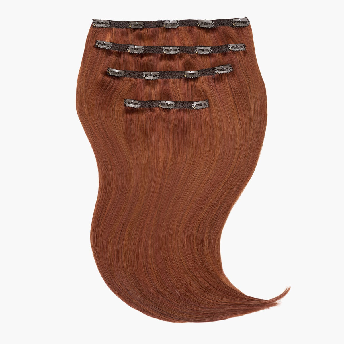 Stranded 20" Lace Clip-in Human Hair Extension (170g) in Sunrose (#33/30)