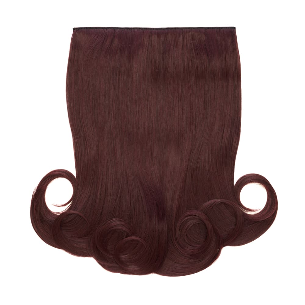 Stranded 20 Inch One Piece Flicky Clip-in Hair Extension - Colour Plum