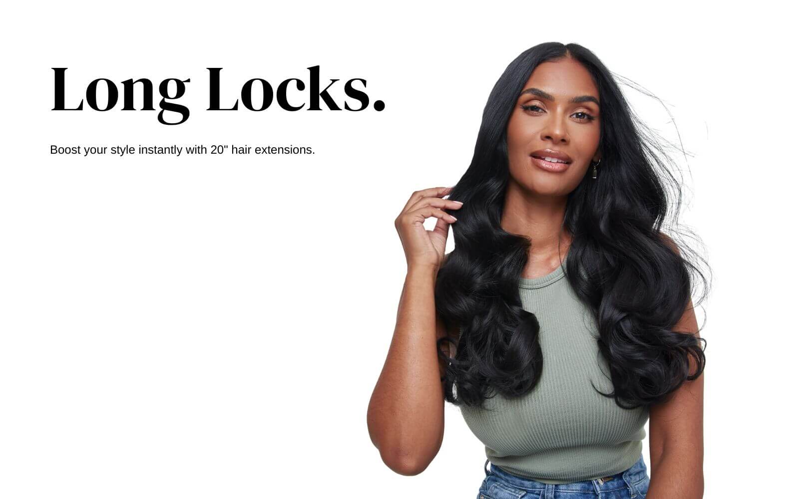 20 Inch Hair Extensions Available in 30 different colours at Stranded Hair Extensions