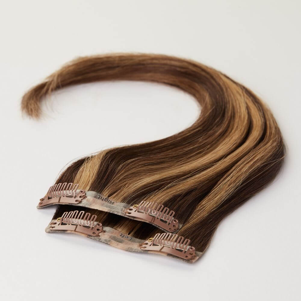 12 Inch Human Hairline Fillers for thin hair in caramel colour