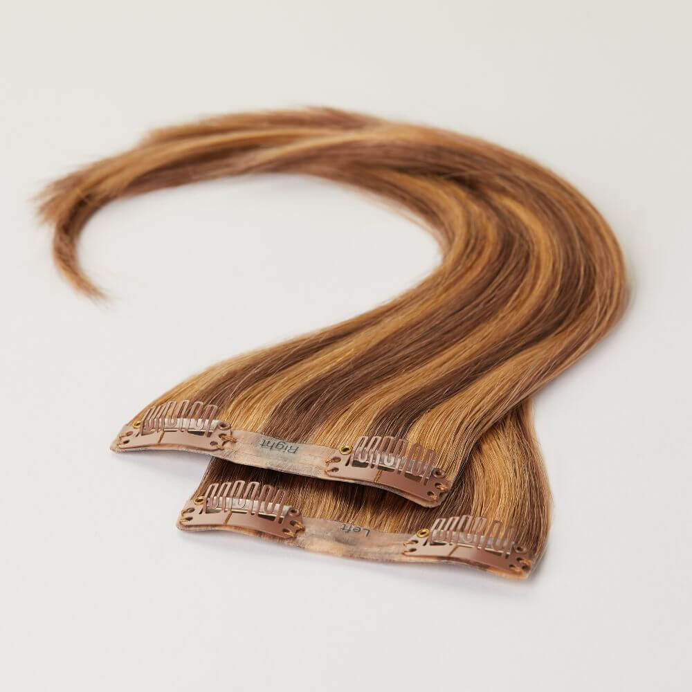 12 Inch Human Hairline Fillers for thin hair in honey blonde colour