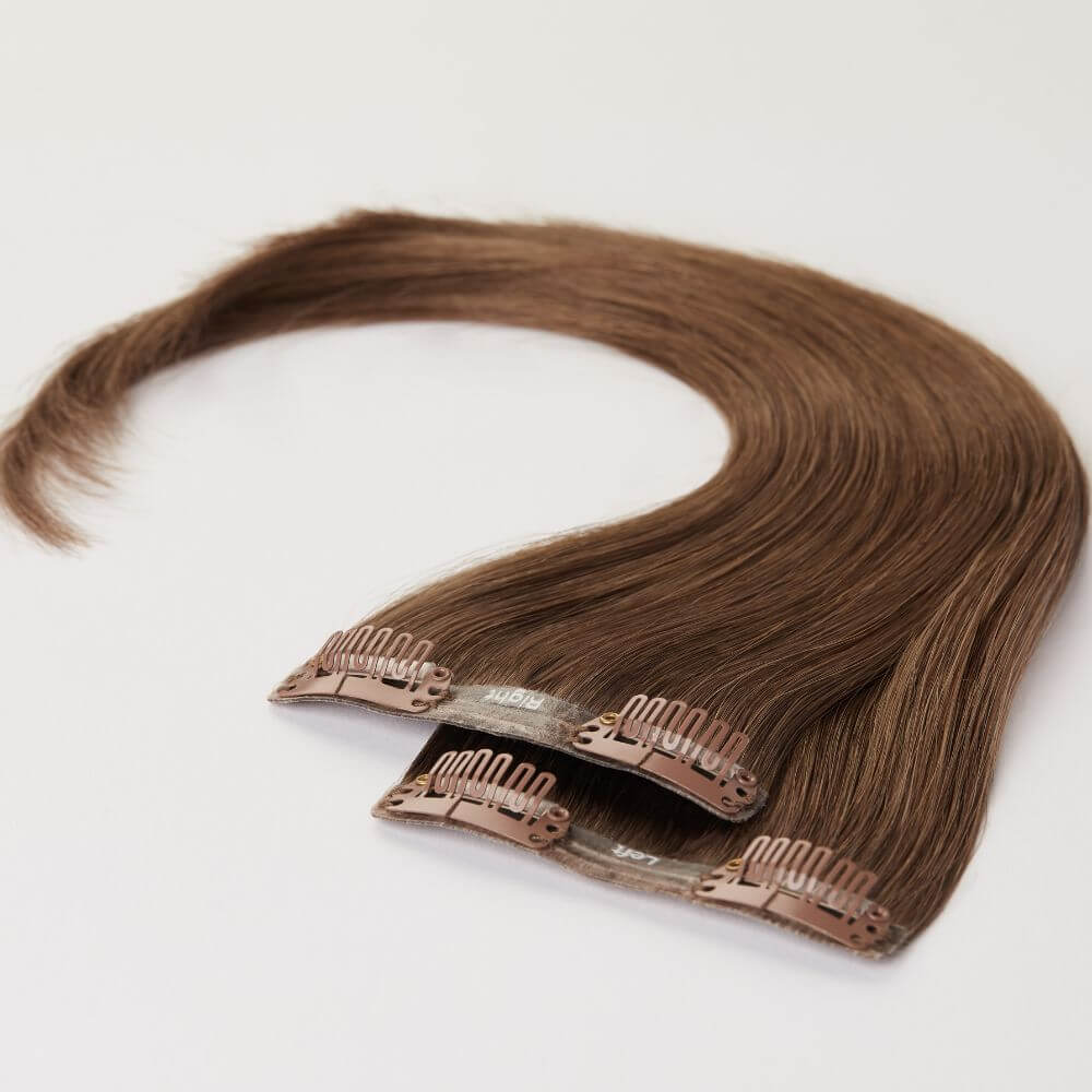 12 Inch Human Hairline Fillers for thin hair in mousey brown colour