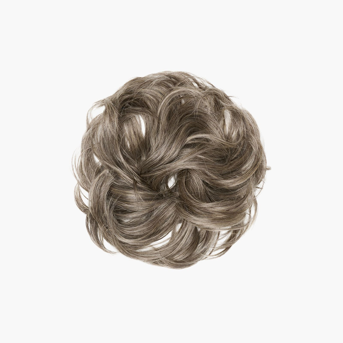 Stranded Flicky Messy Scrunchie Bun in Dark Grey (#53)
