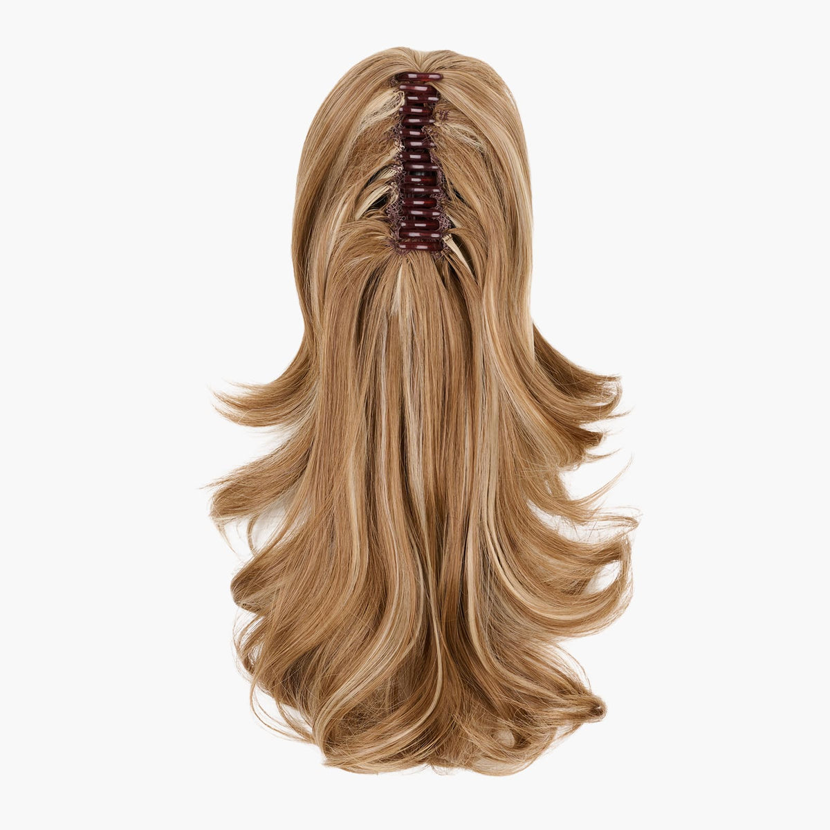 Camelia Stranded Medium Flicky Clip-on Ponytail