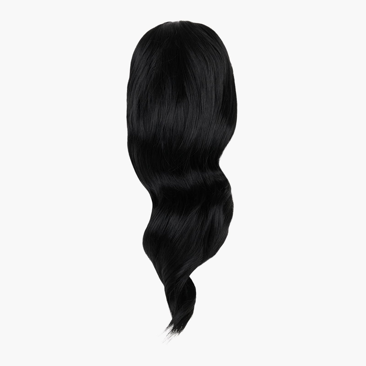 Stranded Medium Wand Wave Clip-in Ponytail in Black Magic (#1)
