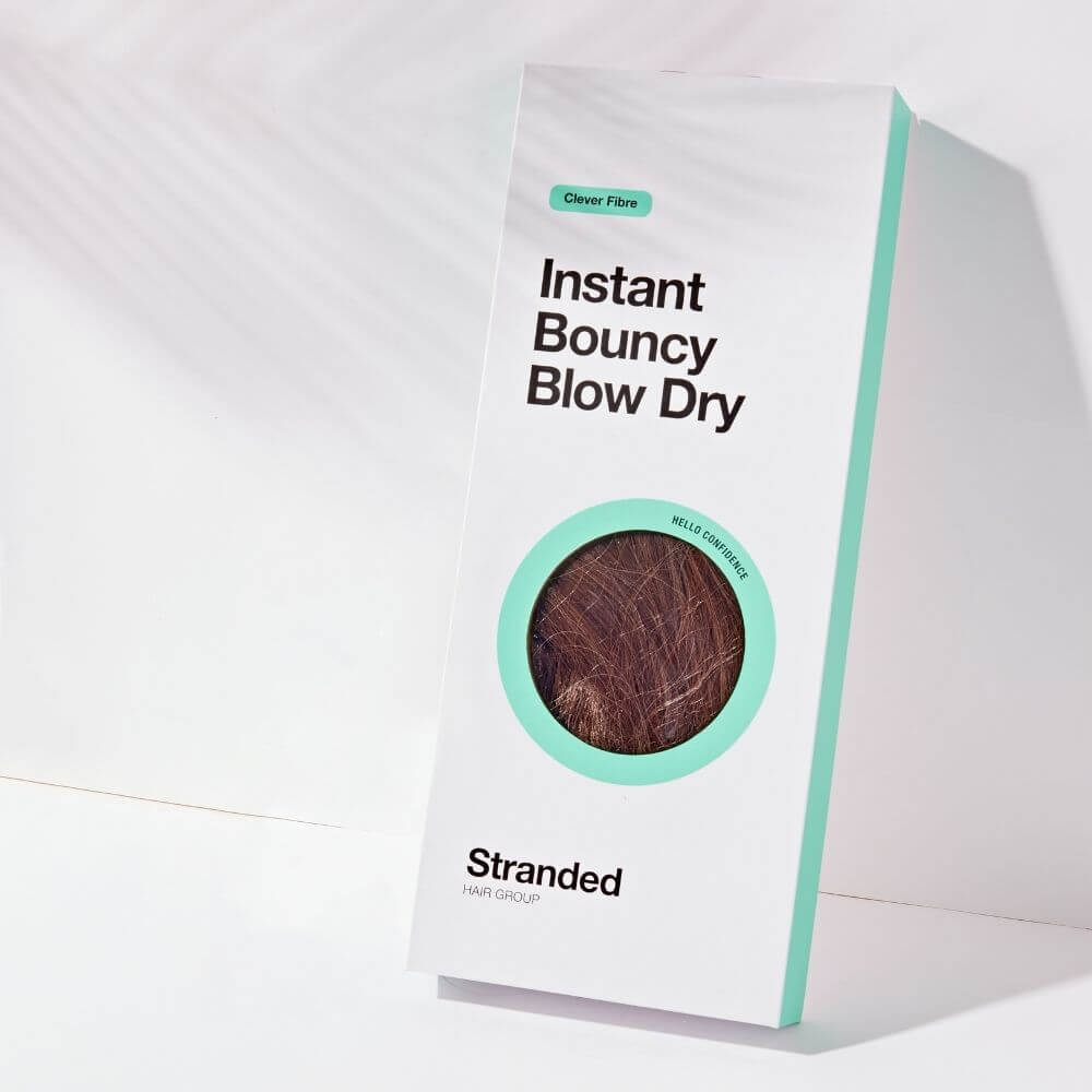 22 Inch Bouncy Blow Dry Extensions. Beautifully packaged in storage box - Colour Silver Blonde