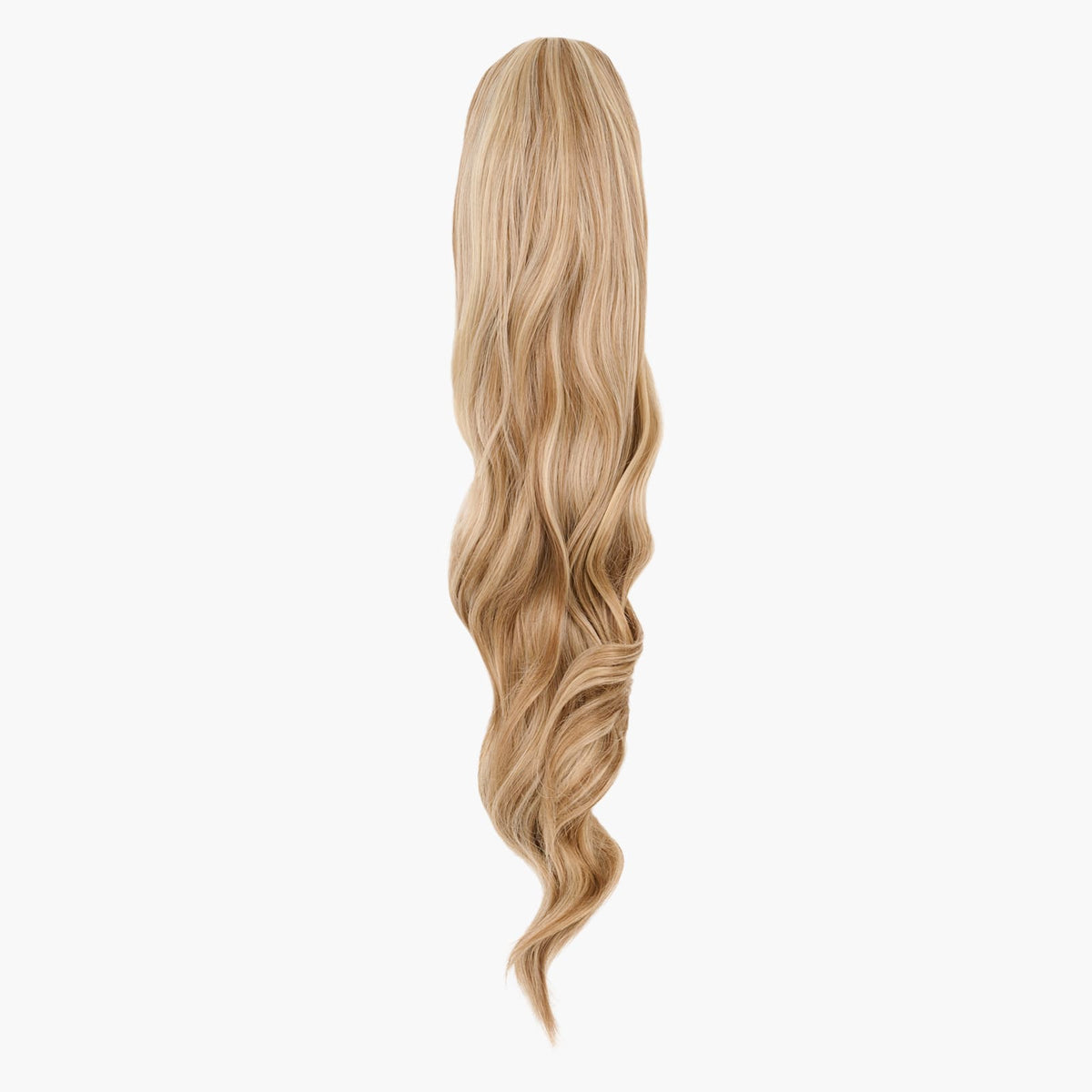 Stranded Long Wand Wave Clip-in Ponytail in Camelia (#10/613)