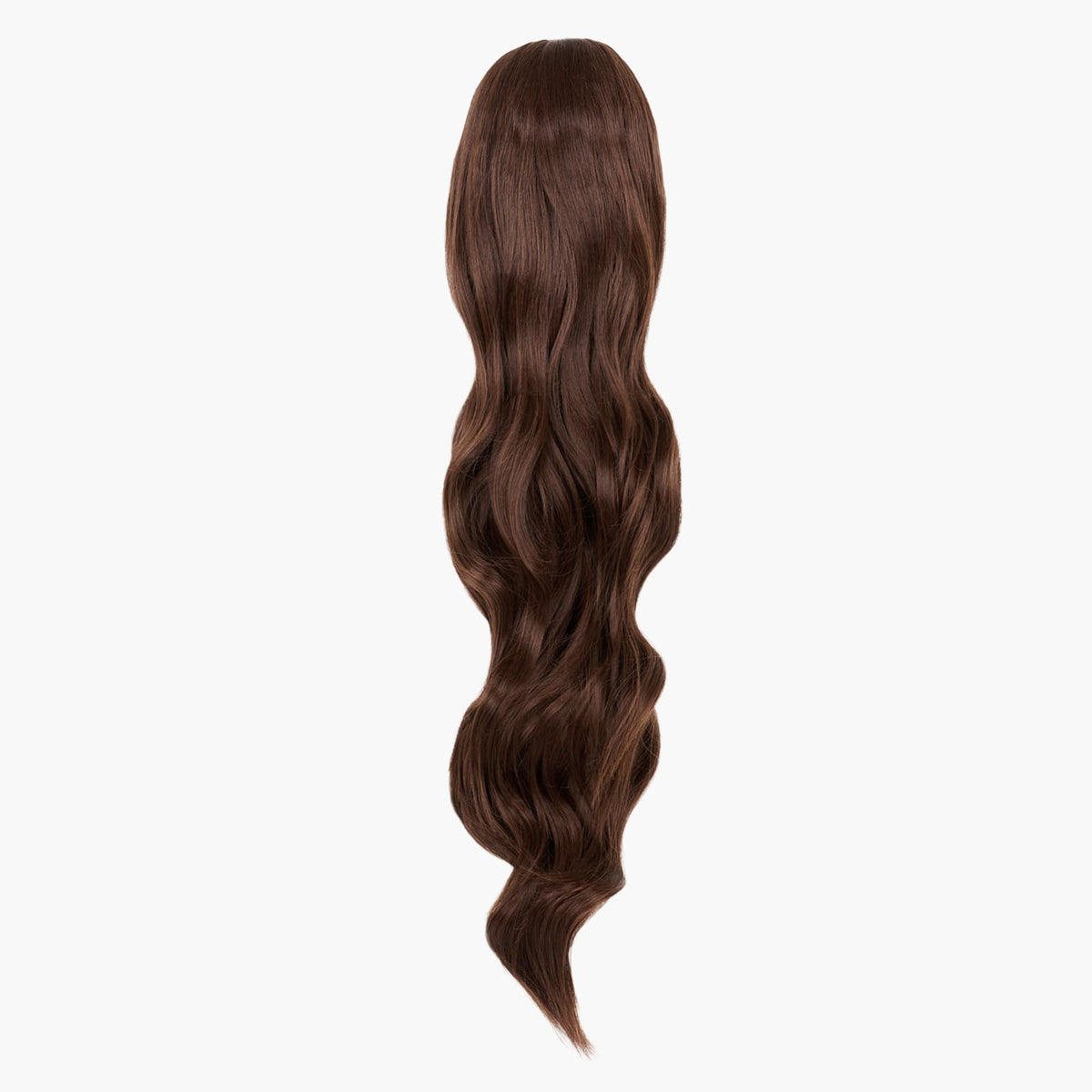 Stranded Long Wand Wave Clip-in Ponytail in Daylilies (#6)