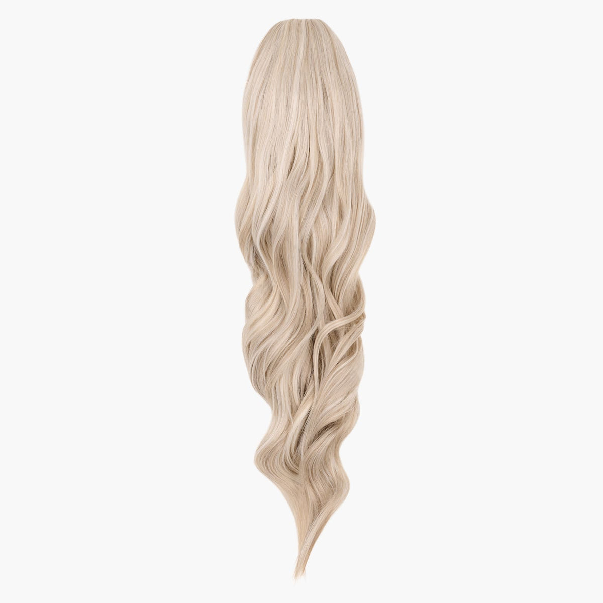 Stranded Long Wand Wave Clip-in Ponytail in Luna Sky (#112/600)