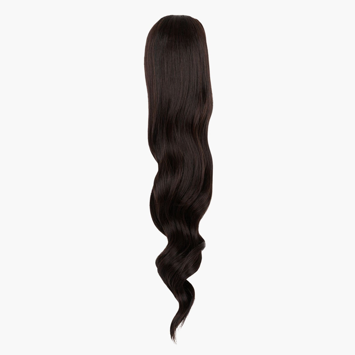 Stranded Long Wand Wave Clip-in Ponytail in Nigella (#2)