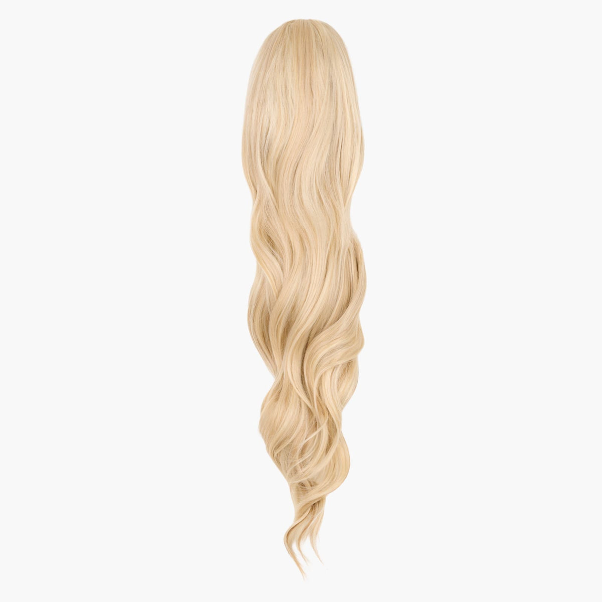 Stranded Long Wand Wave Clip-in Ponytail in Sweetheart (#16/613)