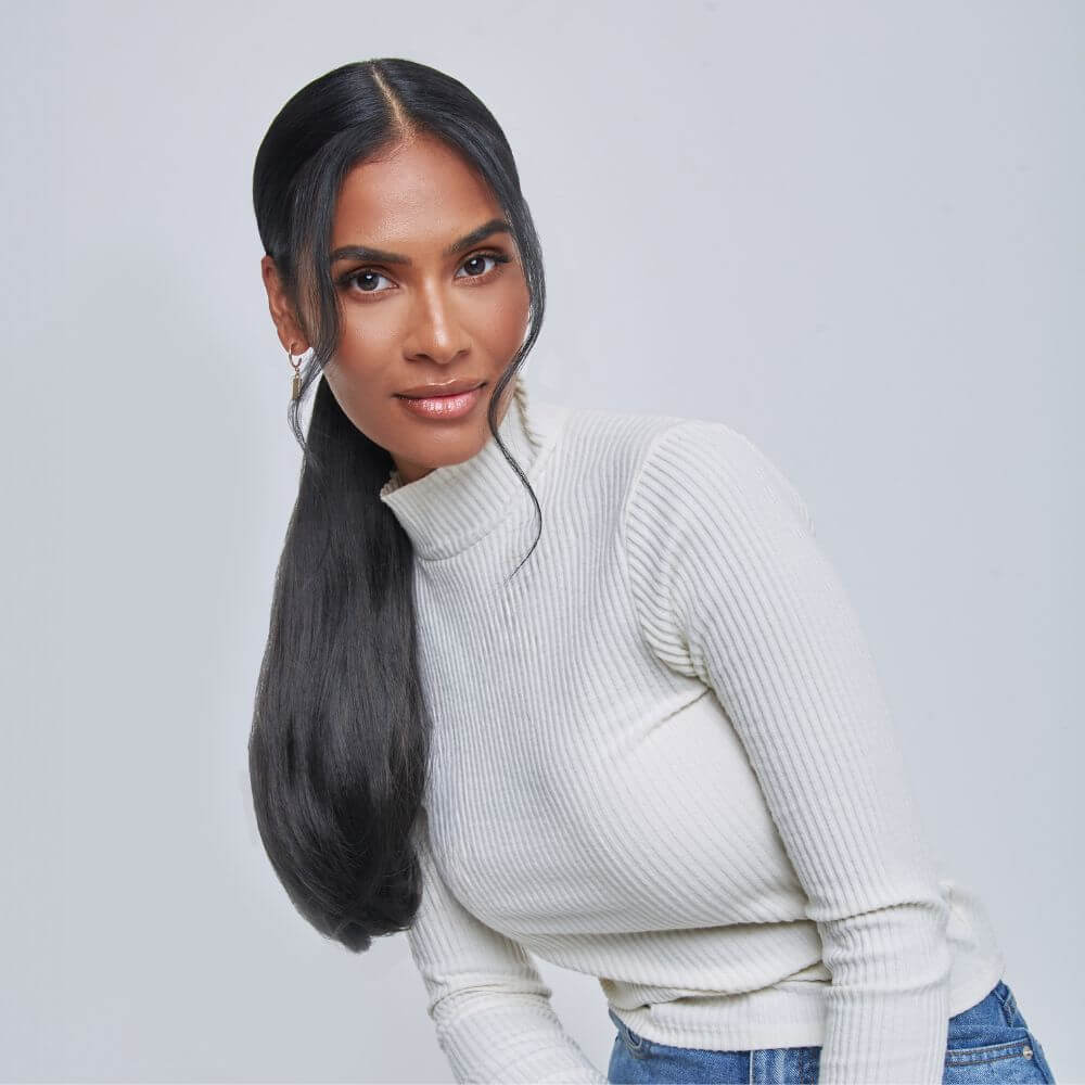 Stranded Bounce Wrap Ponytail - Colour #1 Black Magic