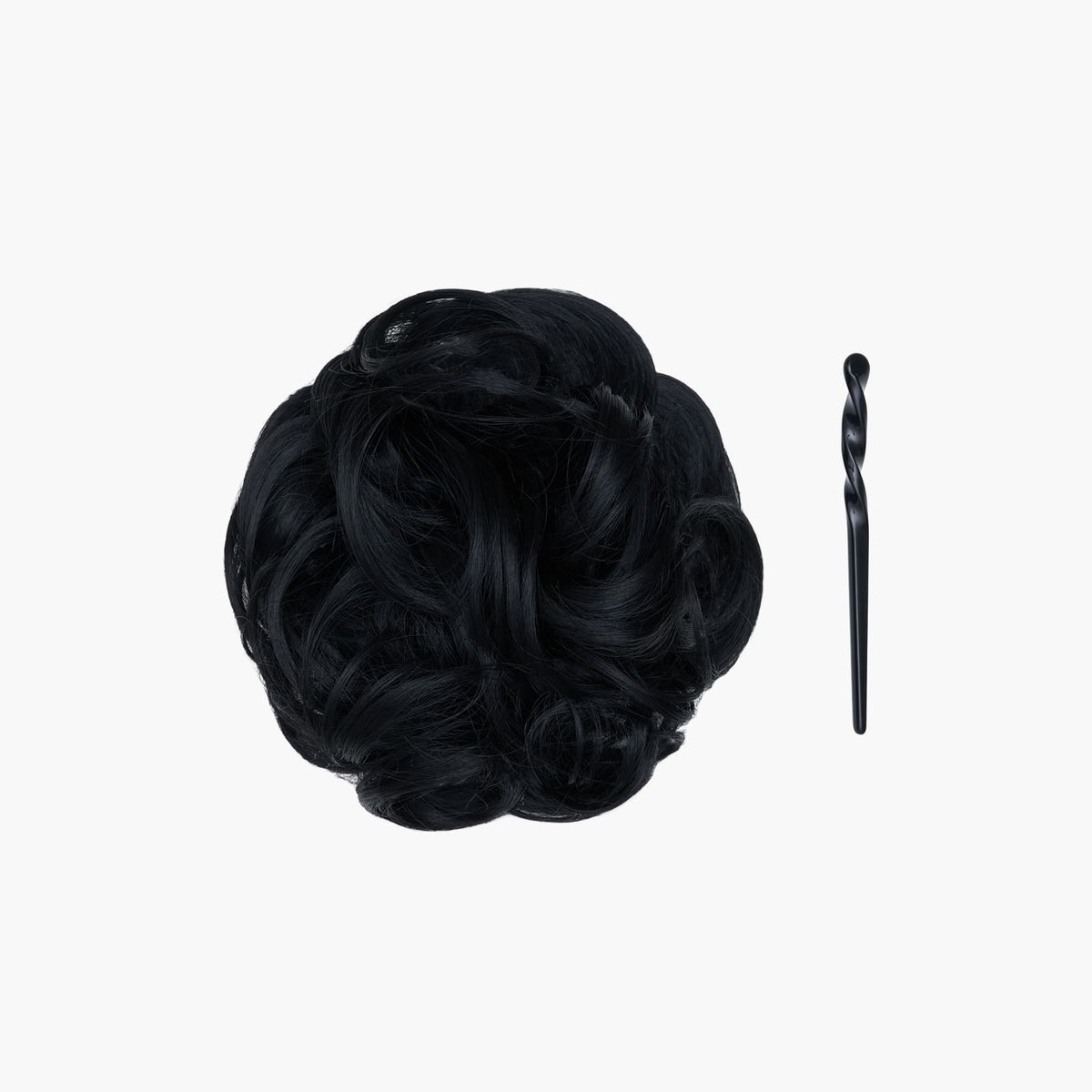 Stranded Mini Messy Bun in Black Magic (#1)