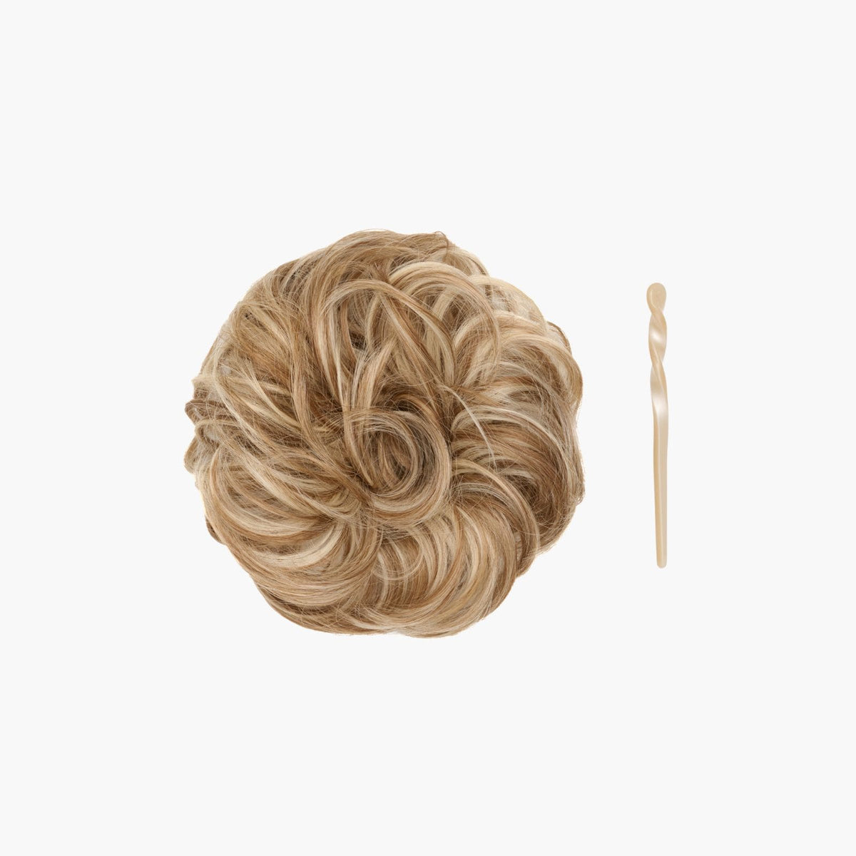 Stranded Mini Messy Bun in Camelia (#10/613)