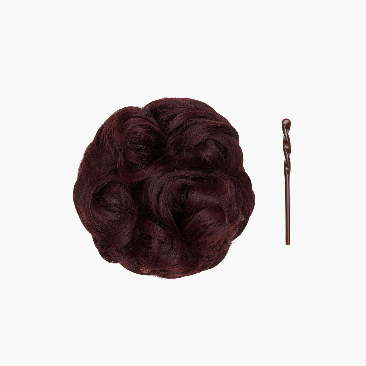 Stranded Mini Messy Bun in Plum Blossom (#99J)