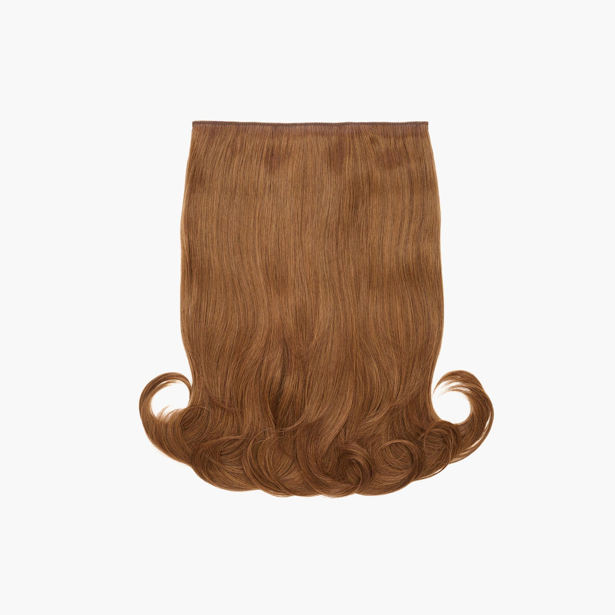Stranded 20" One Piece Flicky Clip-in Hair Extension in Caramel Cosmos (#5)