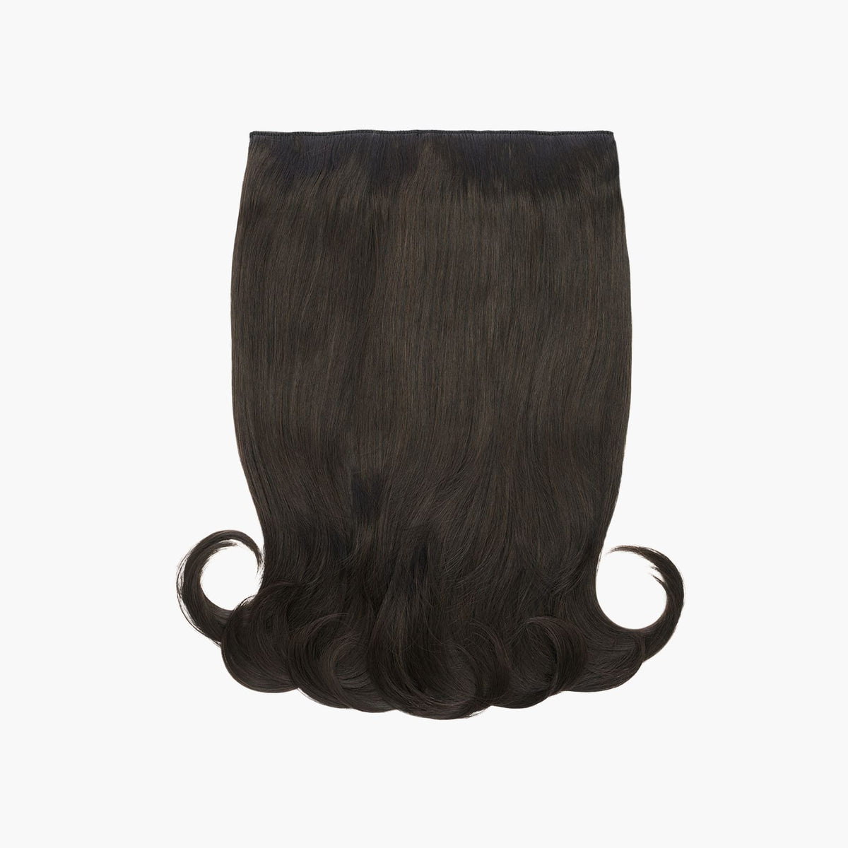 Stranded 20" One Piece Flicky Clip-in Hair Extension in Queen Of The Night (#1B)
