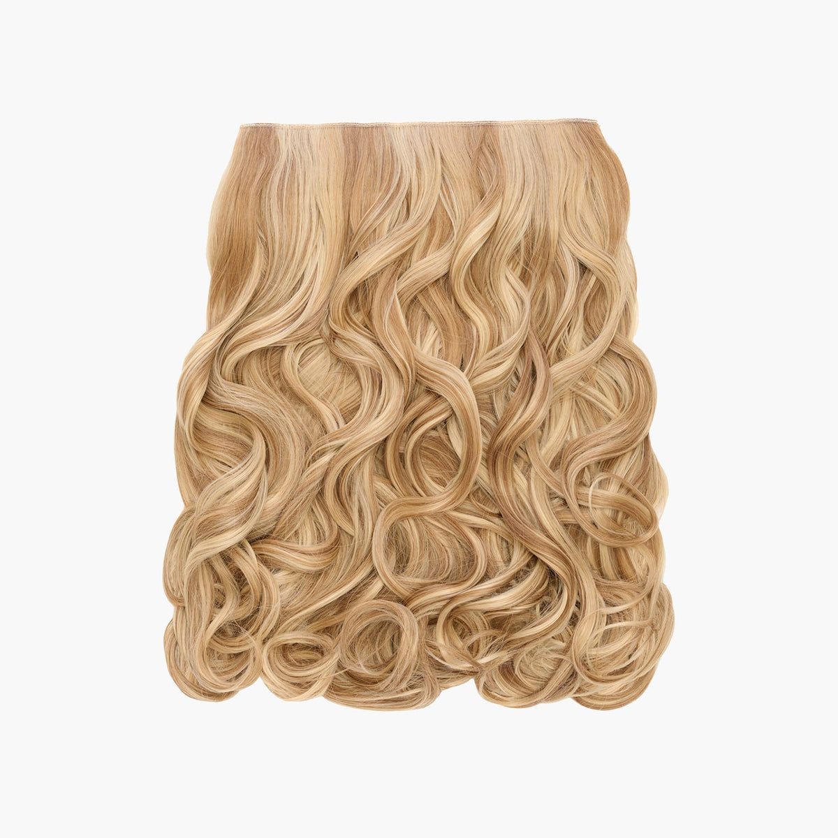Stranded 16" One Piece Curly Clip-in Hair Extension in Ballerina Musk (#10/16/22)