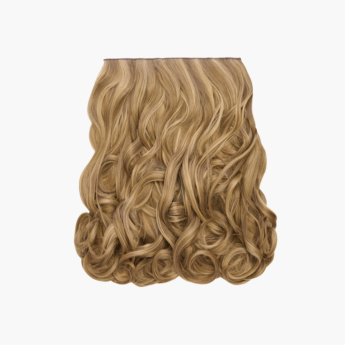 Stranded 20" One Piece Curly Clip-in Hair Extension in Pansy (#10/12)
